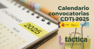 CALENDARIO CONVOCATORIAS CDTI 2025