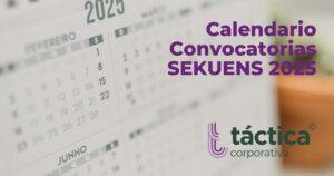 CALENDARIO CONVOCATORIAS SEKUENS 2025